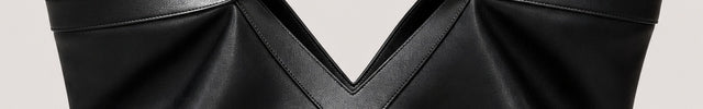 Sac cabas de cours femme évasé en similicuir — vue de face sur fond gris clair