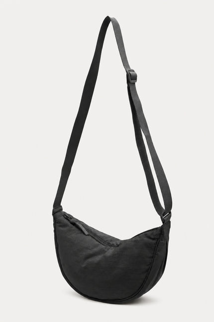 Sac banane bandoulière femme en nylon — variante 1 : Noir