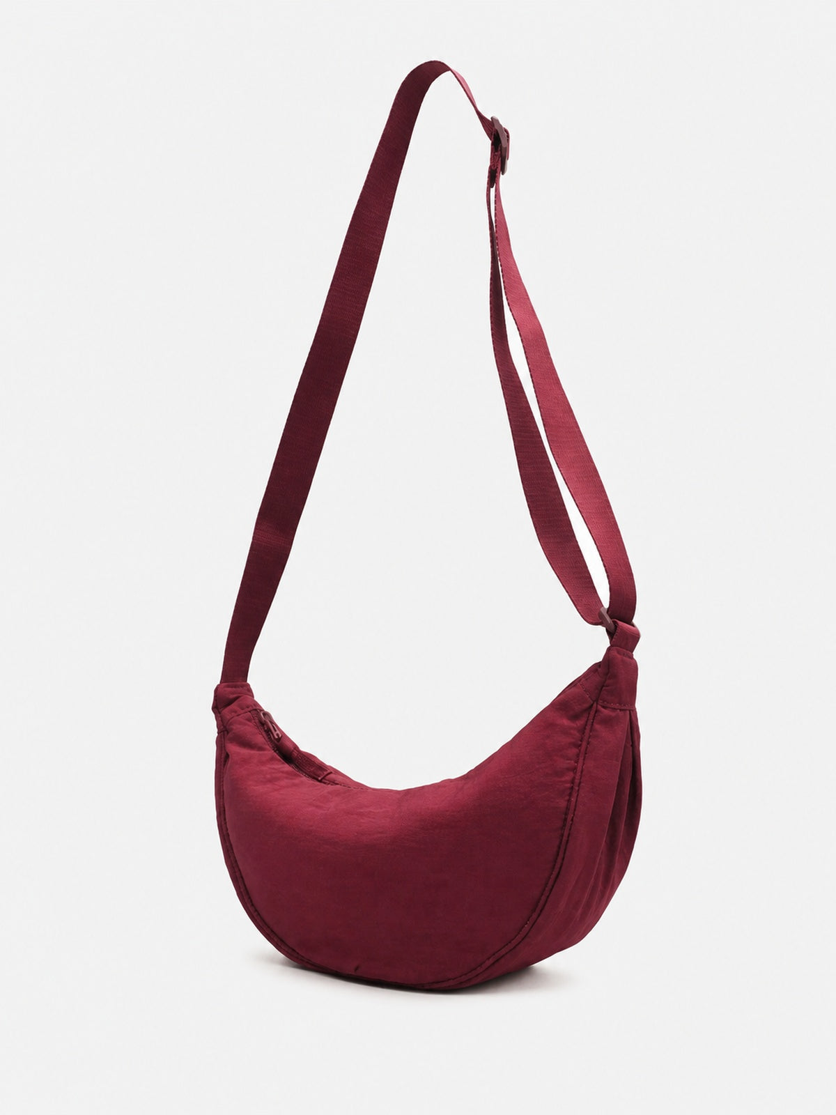 Sac banane bandoulière femme en nylon — variante 2 : Bordeau