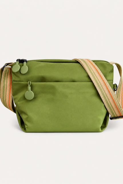Sac banane de voyage femme en nylon multi-poches — variante 2 : Vert