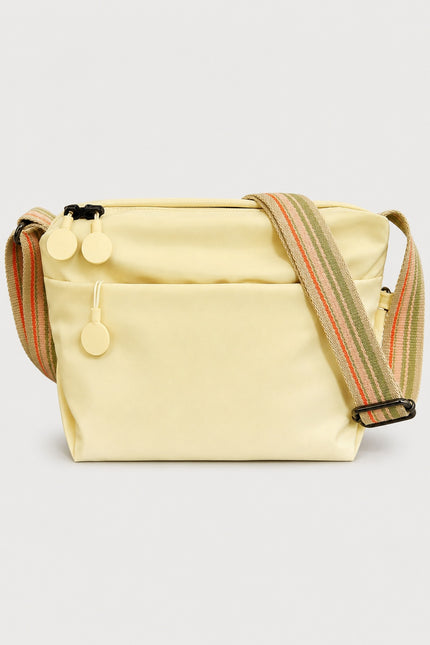 Sac banane de voyage femme en nylon multi-poches — variante 3 : Écru