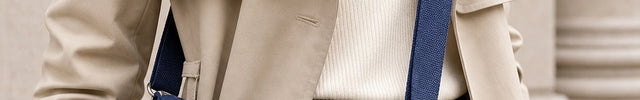 Sac bandoulière femme en tissu Oxford multi-poches — porté sur mannequin avec une tenue