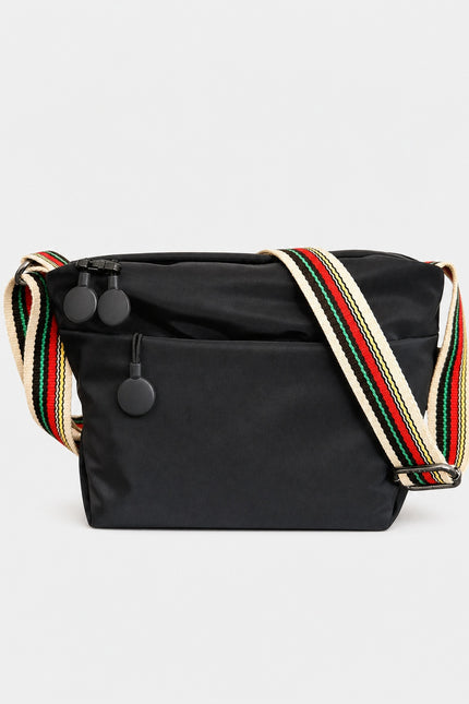 Sac banane de voyage femme en nylon multi-poches — variante 4 : Noir