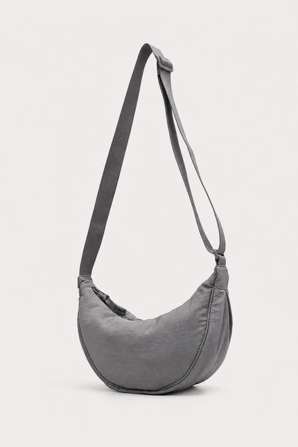 Sac banane bandoulière femme en nylon — variante 5 : Gris