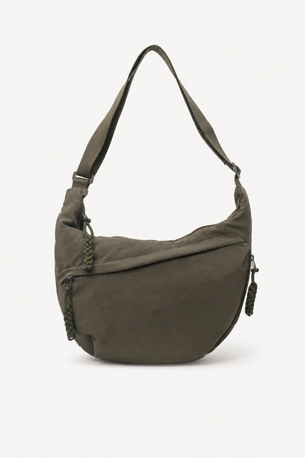 Grand sac banane femme en nylon multi-poches — variante 5 : Vert