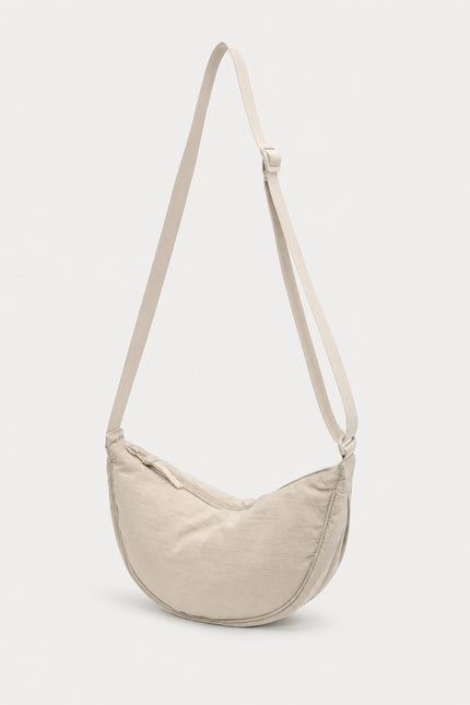 Sac banane bandoulière femme en nylon — variante 6 : beige