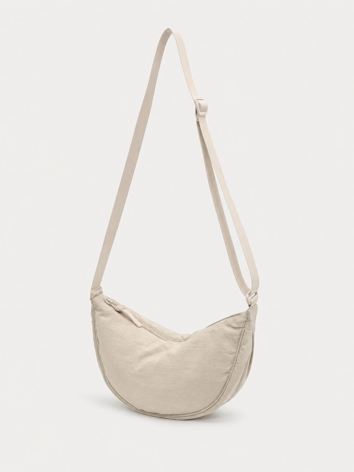 Sac banane bandoulière femme en nylon — variante 6 : beige
