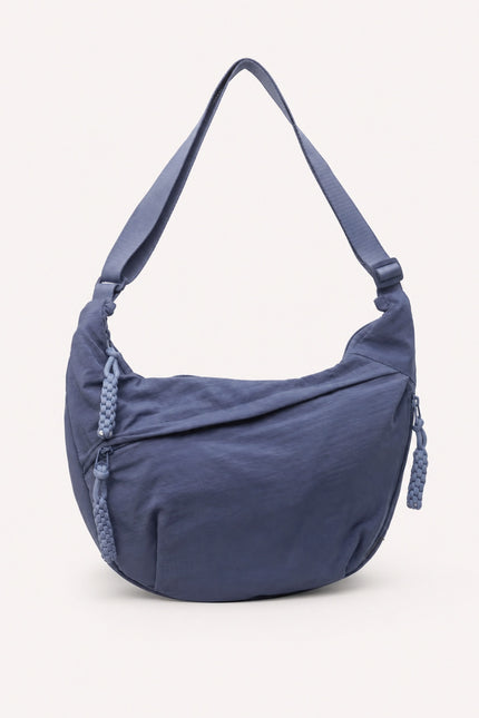 Grand sac banane femme en nylon multi-poches — variante 6 : Bleu