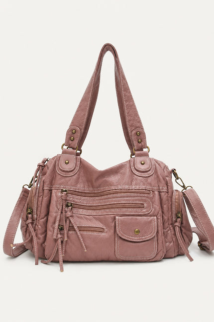 Sac cabas femme multi-poches avec bandoulière — variante 6 : Parme