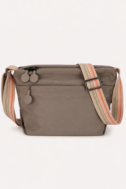 Sac banane de voyage femme en nylon multi-poches — variante 7 : Gris