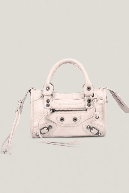 Sac à main femme en polyuréthane avec bandoulière — variante 36 : Beige / 24x8x15cm