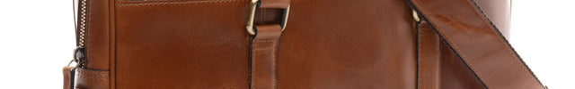 SID & VAIN Laptoptasche Leder BRADY hellbraun Businesstasche 45683
