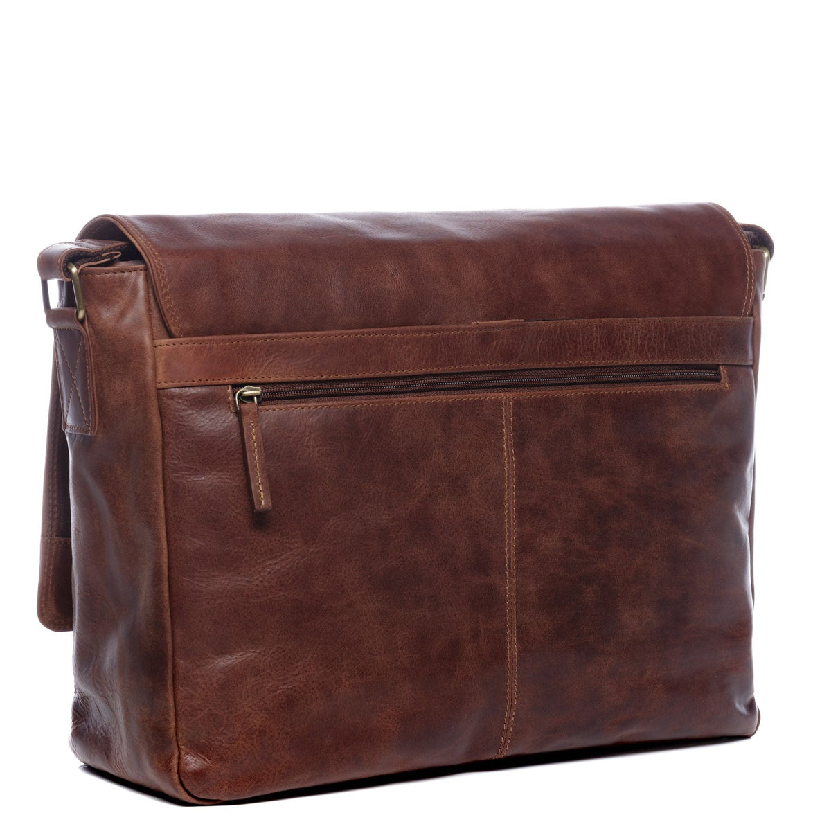 SID & VAIN Laptoptasche Leder Messenger Bag Leder XL SPENCER  29262