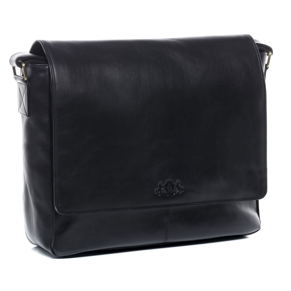 SID & VAIN Laptoptasche Leder Messenger Bag Leder XL SPENCER  29273