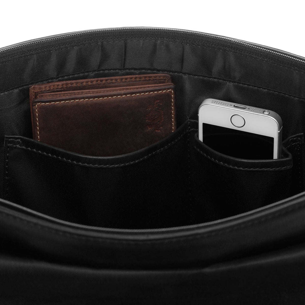 SID & VAIN Laptoptasche Leder Messenger Bag Leder XL SPENCER  29275