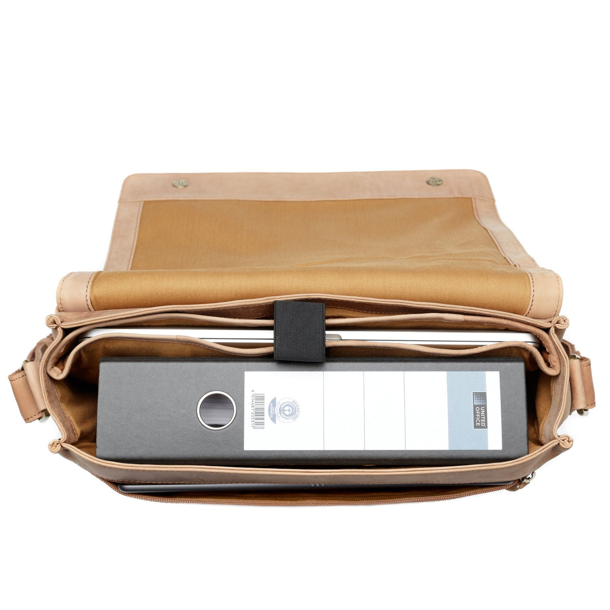 SID & VAIN Laptoptasche Leder Messenger Bag Leder XL SPENCER  29243
