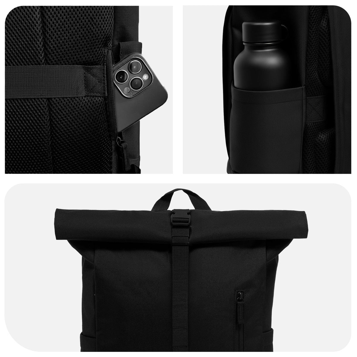 Rolltop Rucksack gross - Backpack SONS OF ALOHA Laptop-Fach Schuh-Fach