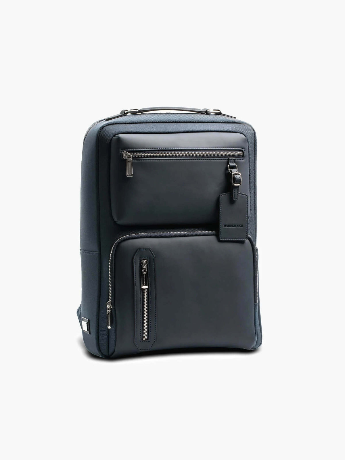 Aurean Paris - Explorer Light Backpack Explorer Light Backpack in Navy featuring ultra-slim profile designed for light packers.
