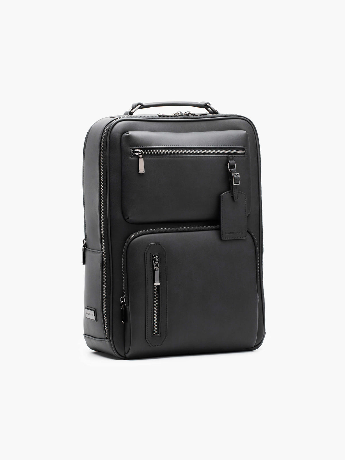 Aurean Paris - Explorer Light Backpack Plus Explorer Light Backpack Plus in black featuring structured executive design designed for tech professionals.
