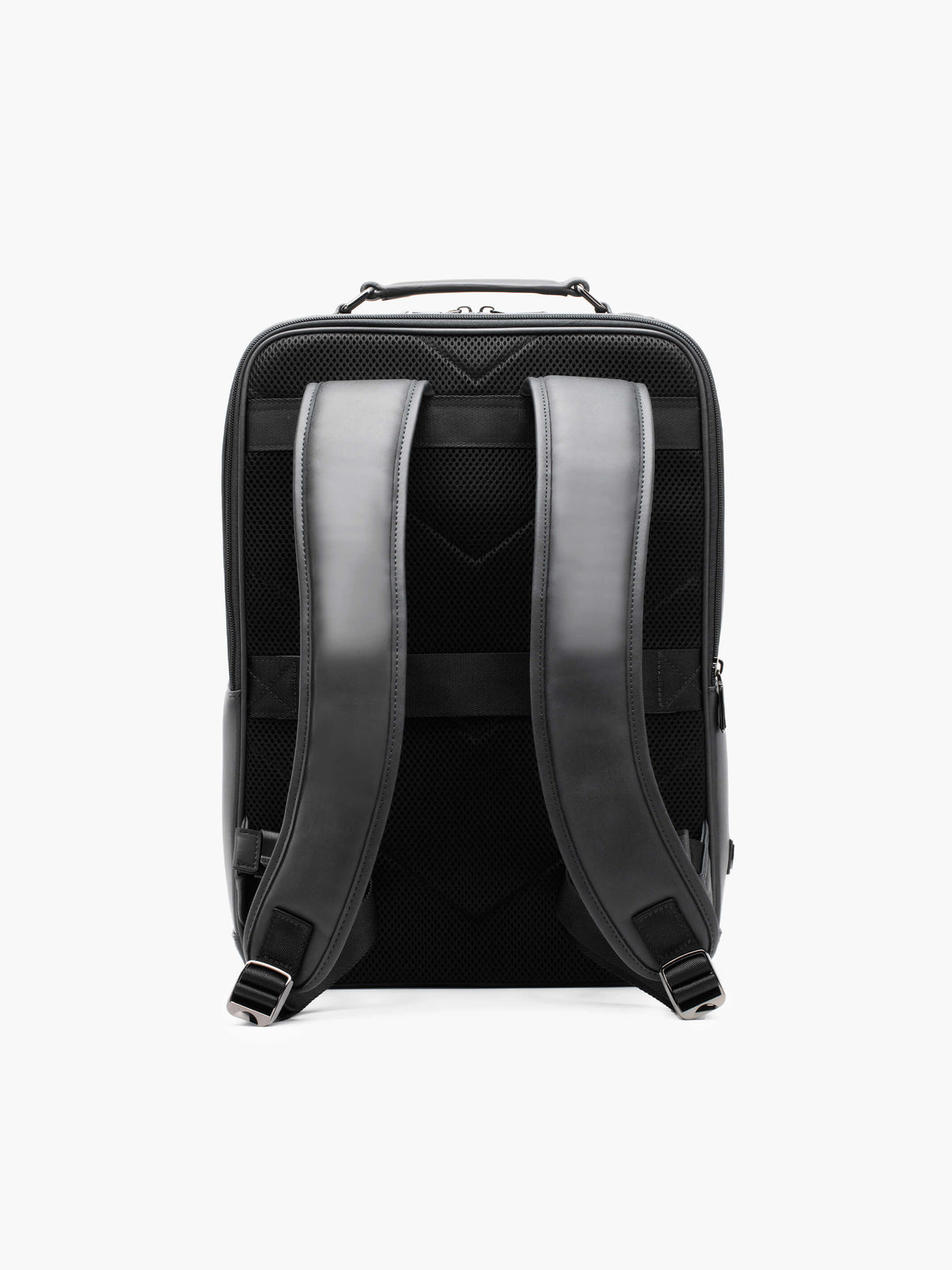 Aurean Paris - Explorer Light Backpack Plus Back view of Explorer Light Backpack Plus showing breathable mesh back panel and trolley sleeve.