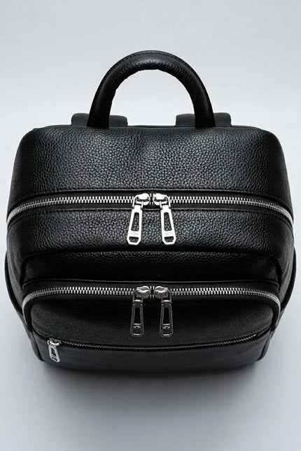 Sac à dos cuir bureau professionnel élégant - Vue 4 - Sac