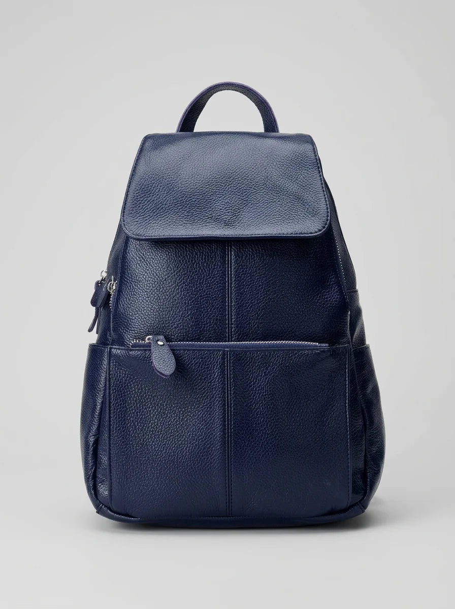 Sac à dos cuir compact femme élégant - Vue 1 - Sac