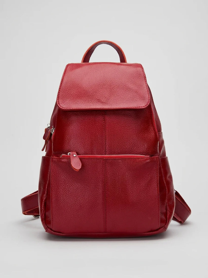 Sac à dos cuir compact femme élégant - Vue 2 - Sac