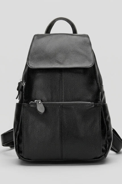 Sac à dos cuir compact femme élégant - Vue 3 - Sac