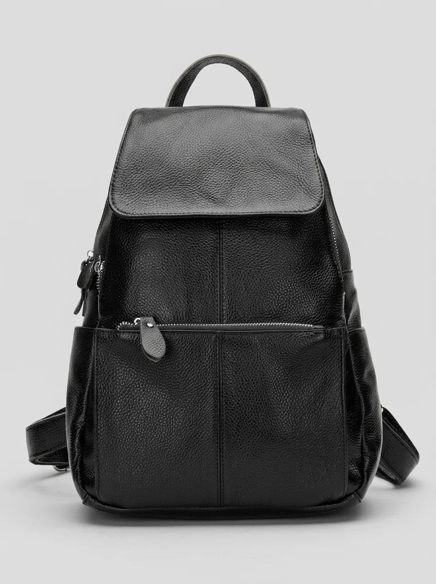 Sac à dos cuir compact femme élégant - Vue 3 - Sac
