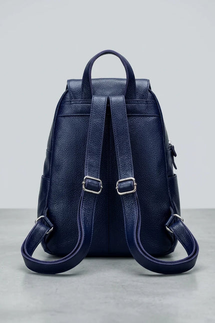 Sac à dos cuir compact femme élégant - Vue 3 - Sac