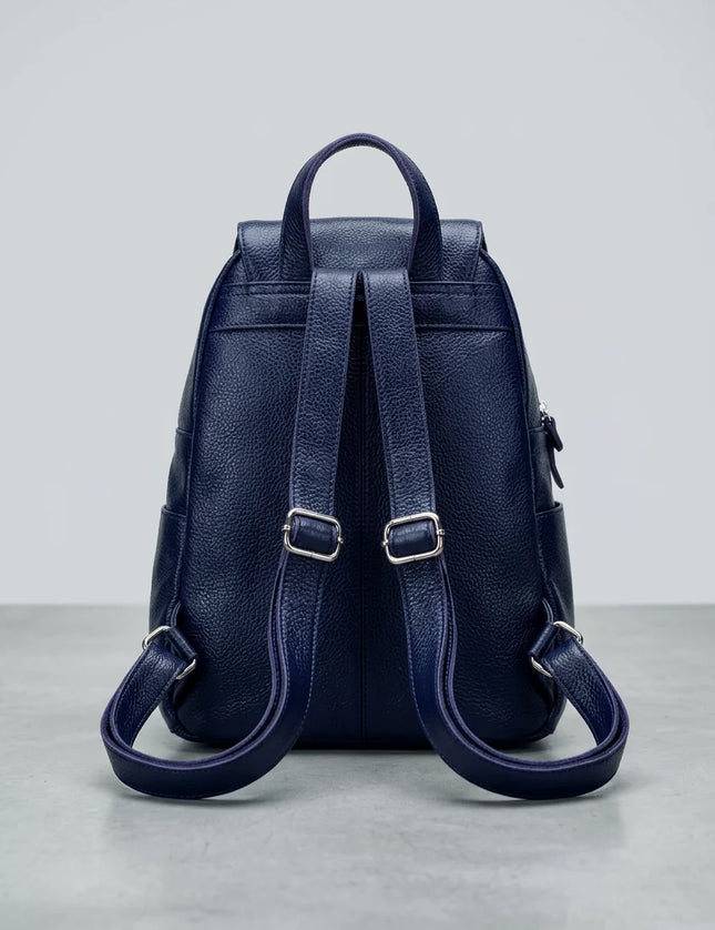 Sac à dos cuir compact femme élégant - Vue 3 - Sac