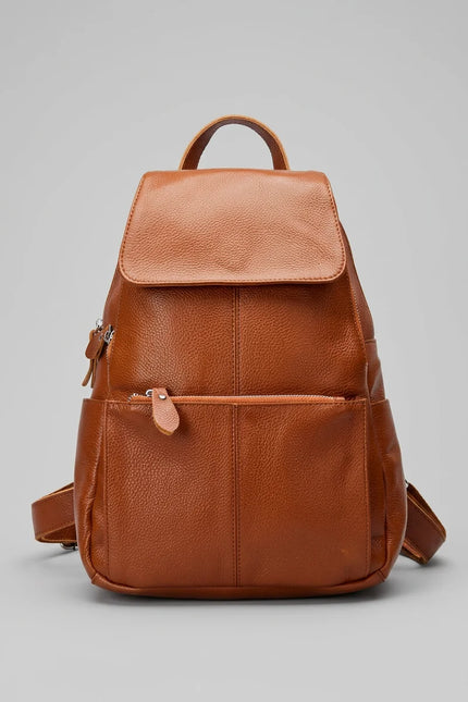 Sac à dos cuir compact femme élégant - Vue 4 - Sac