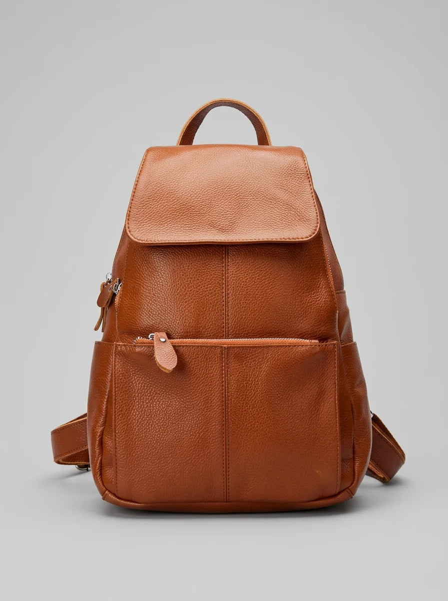 Sac à dos cuir compact femme élégant - Vue 4 - Sac