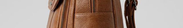 Sac à dos cuir femme élégant compact quotidien - Vue 3 - Sac