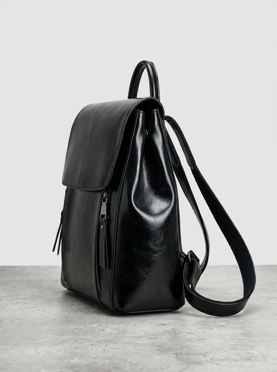 Sac à dos cuir femme élégant grande capacité - Vue 3 - Sac
