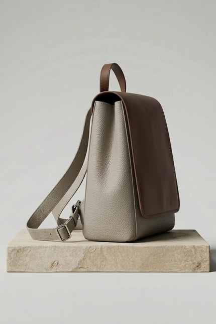 Sac à dos cuir femme élégant quotidien - Vue 3 - Sac