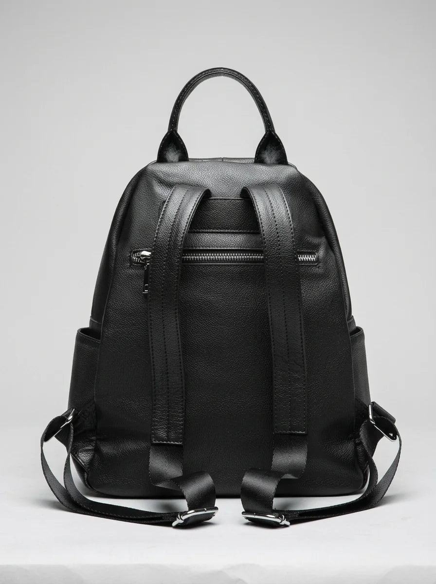 Sac à dos cuir femme élégant quotidien - Vue 3 - Sac