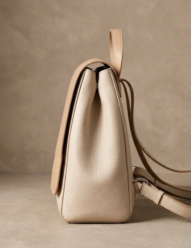 Sac à dos cuir femme élégant quotidien - Vue 5 - Sac