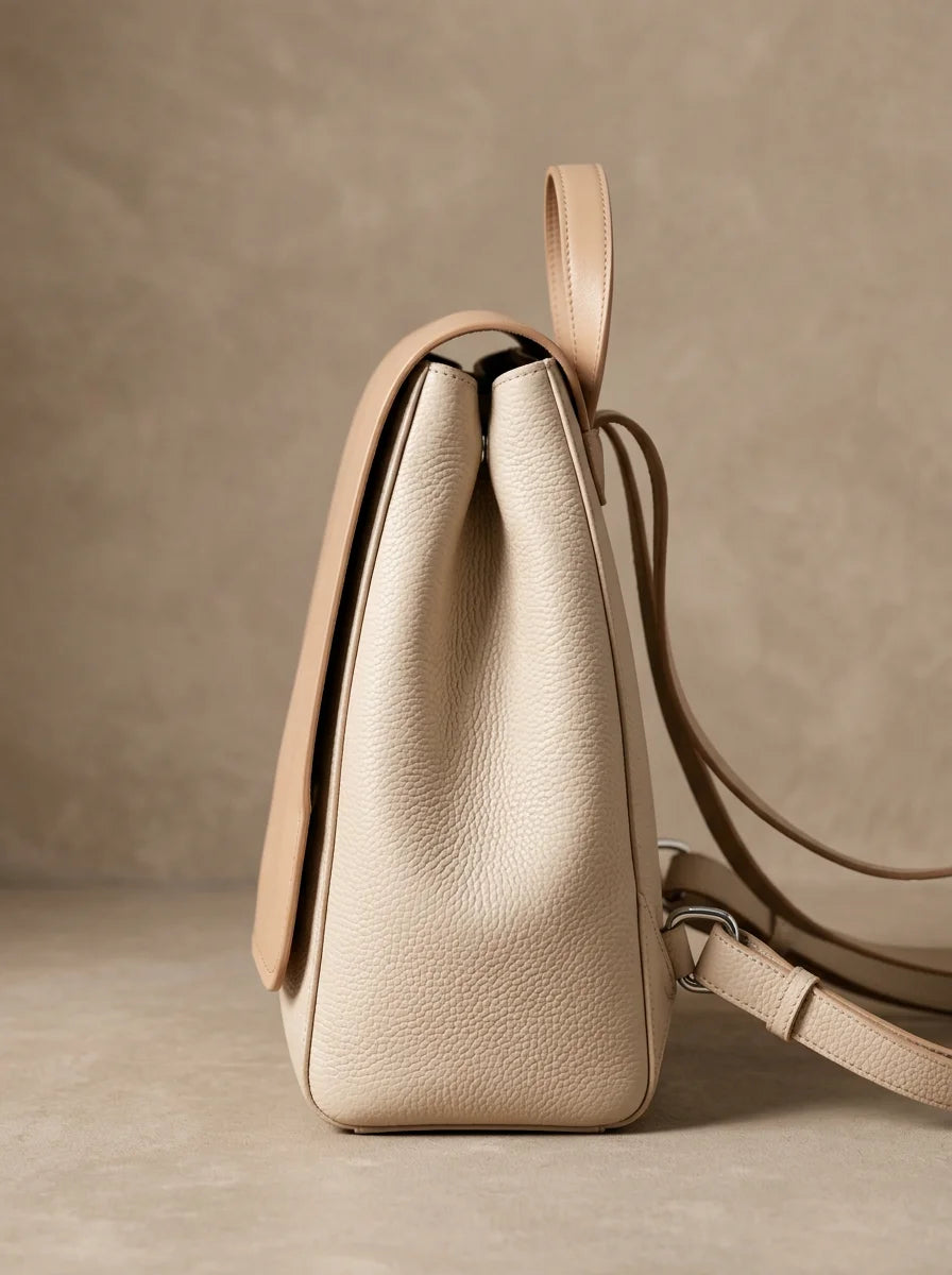 Sac à dos cuir femme élégant quotidien - Vue 5 - Sac
