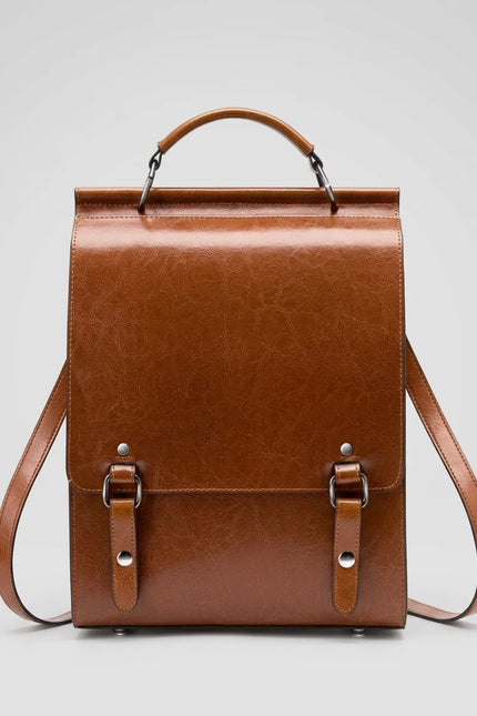 Sac à dos cuir femme grande capacité chic - Vue 1 - Sac