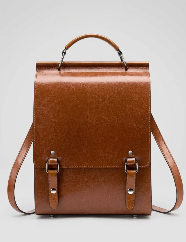 Sac à dos cuir femme grande capacité chic - Vue 1 - Sac