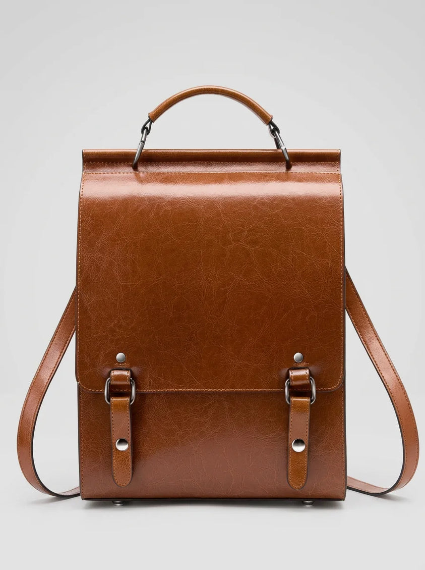 Sac à dos cuir femme grande capacité chic - Vue 1 - Sac