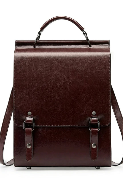 Sac à dos cuir femme grande capacité chic - Vue 1 - Sac