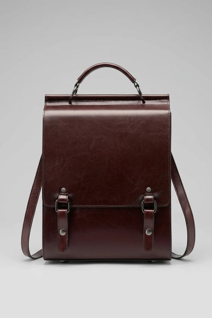 Sac à dos cuir femme grande capacité chic - Vue 3 - Sac