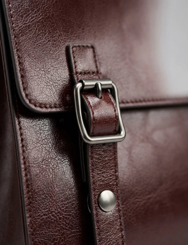 Sac à dos cuir femme grande capacité chic - Vue 4 - Sac