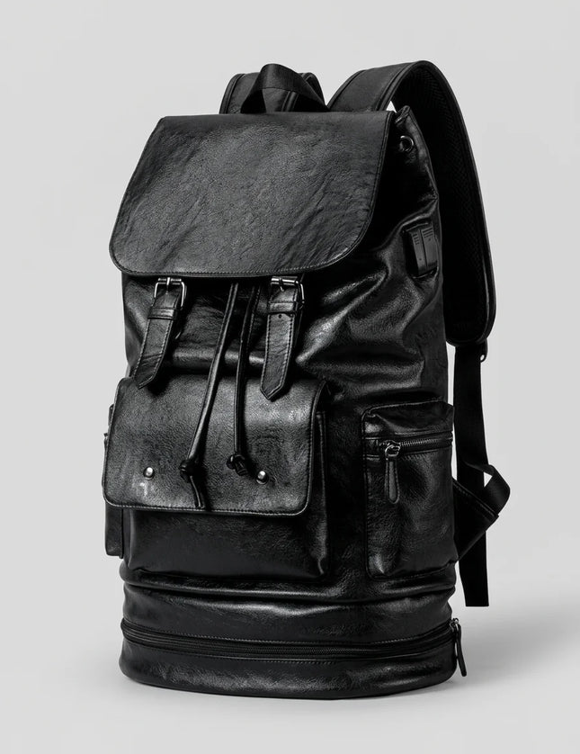 Sac à dos cuir grande capacité voyage homme - Vue 1 - Sac