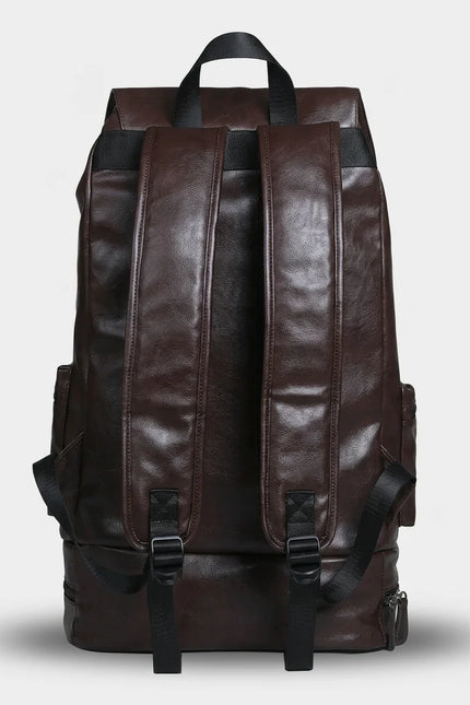 Sac à dos cuir grande capacité voyage homme - Vue 3 - Sac