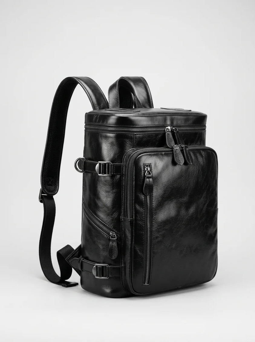 Sac à dos cuir homme business grande capacité - Vue 1 - Sac