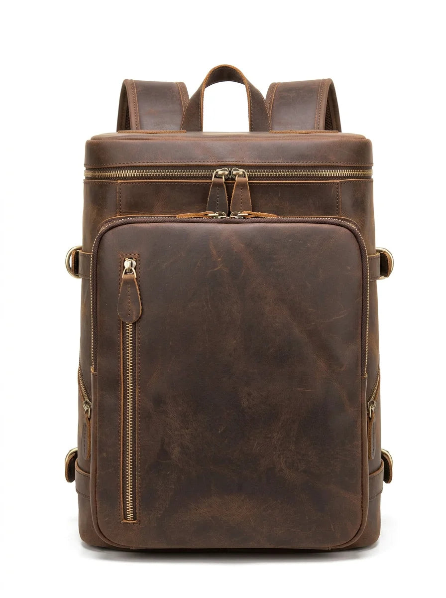 Sac à dos cuir homme business grande capacité - Vue 1 - Sac