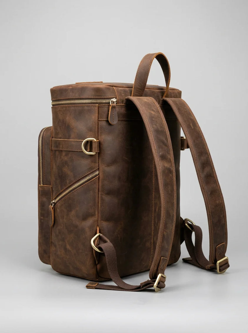 Sac à dos cuir homme business grande capacité - Vue 2 - Sac